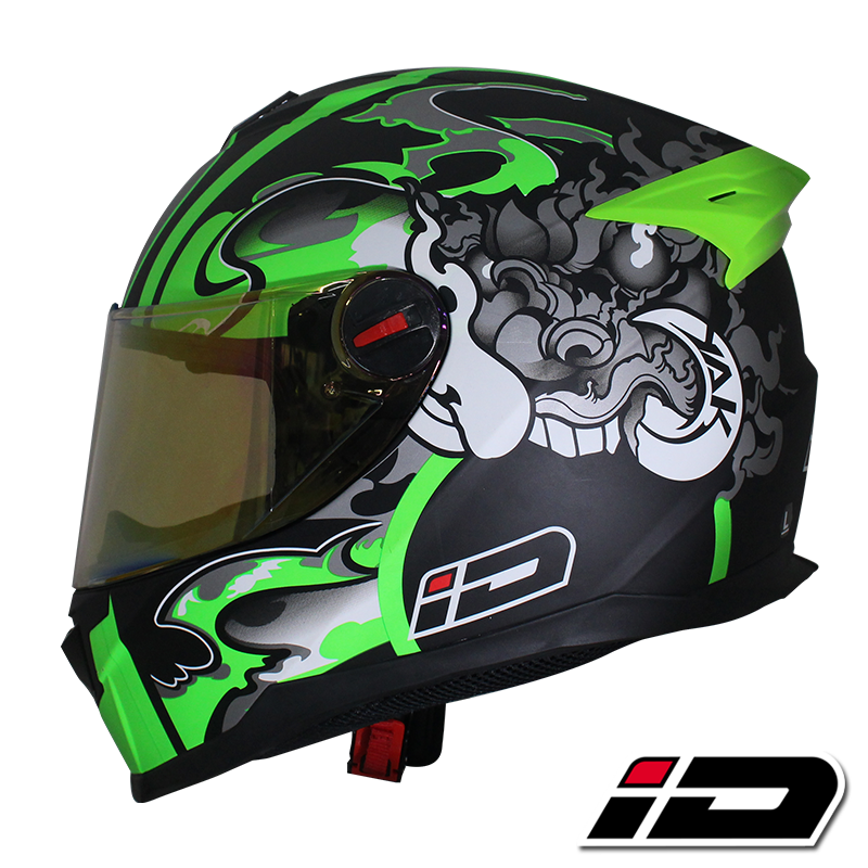 ID HELMET SPARTAN S8 MATT BLACK